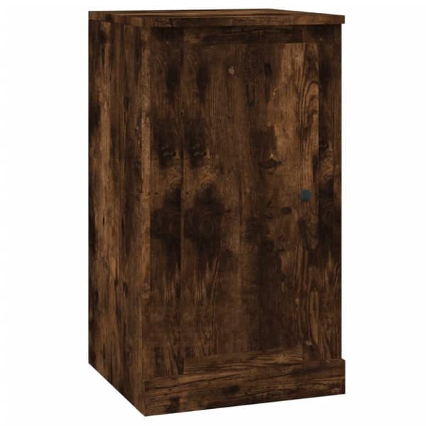 vidaXL Skjenk røkt eik 37,5x35,5x67,5 cm konstruert tre