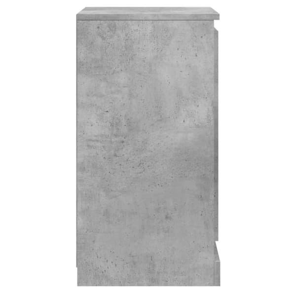 vidaXL Skjenk betonggrå 37,5x35,5x67,5 cm konstruert tre