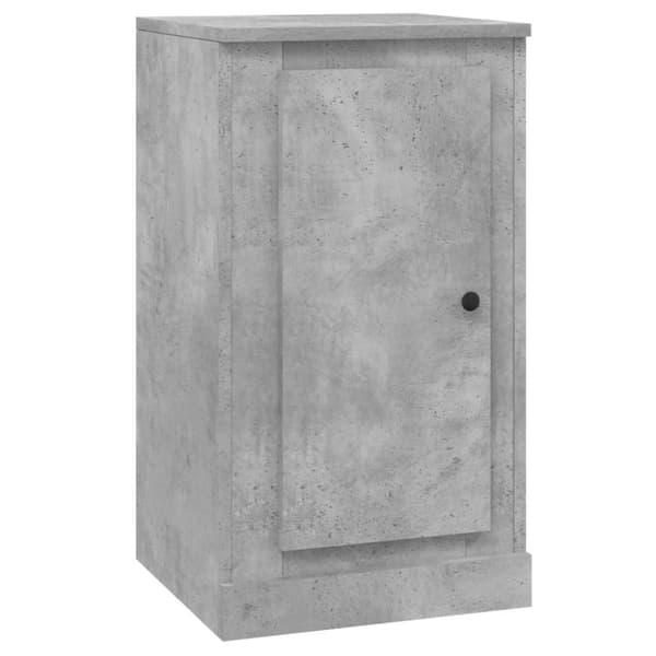 vidaXL Skjenk betonggrå 37,5x35,5x67,5 cm konstruert tre