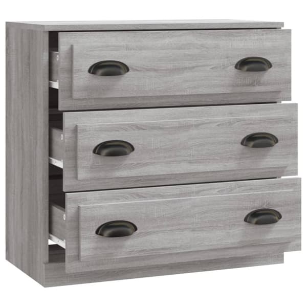 vidaXL Skjenk grå sonoma 70x35,5x67,5 cm konstruert tre
