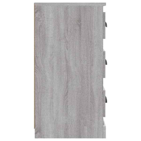 vidaXL Skjenk grå sonoma 70x35,5x67,5 cm konstruert tre