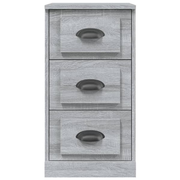 vidaXL skænk 36x35,5x67,5 cm konstrueret træ grå sonoma-eg