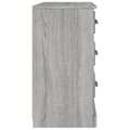 Pikkukuva 5 / 11: vidaXL Senkki harmaa Sonoma 104,5x35,5x67,5 cm tekninen puu