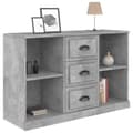 Pikkukuva 8 / 11: vidaXL Senkki betoninharmaa 104,5x35,5x67,5 cm tekninen puu