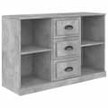Pikkukuva 1 / 11: vidaXL Senkki betoninharmaa 104,5x35,5x67,5 cm tekninen puu
