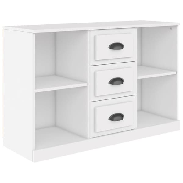 vidaXL Senkki valkoinen 104,5x35,5x67,5 cm tekninen puu