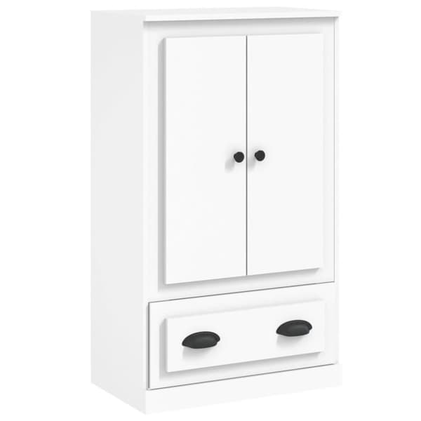 vidaXL Kaappi valkoinen 60x35,5x103,5 cm tekninen puu