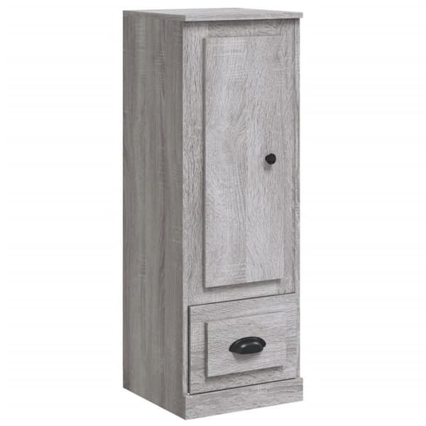vidaXL Highboard grå sonoma 36x35,5x103,5 cm konstruert tre