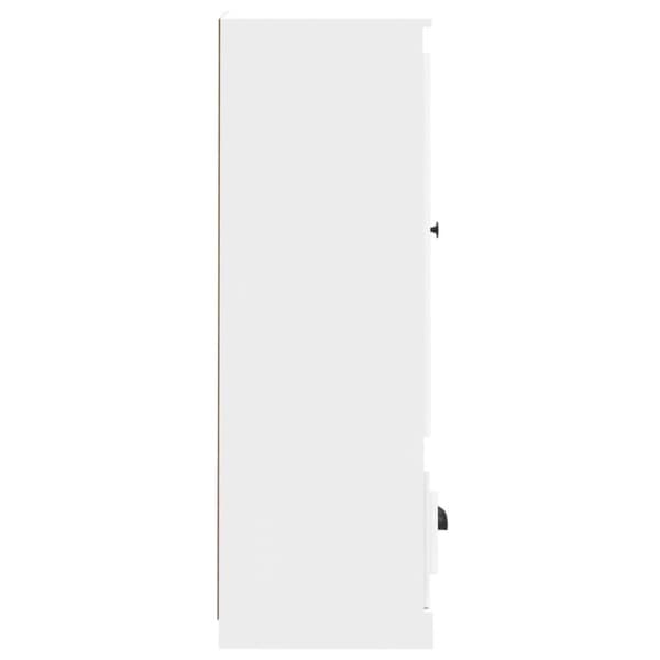 vidaXL Highboard hvit 36x35,5x103,5 cm konstruert tre