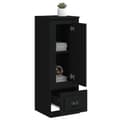 Miniatyrbilde 4 av 11: vidaXL Highboard svart 36x35,5x103,5 cm konstruert tre