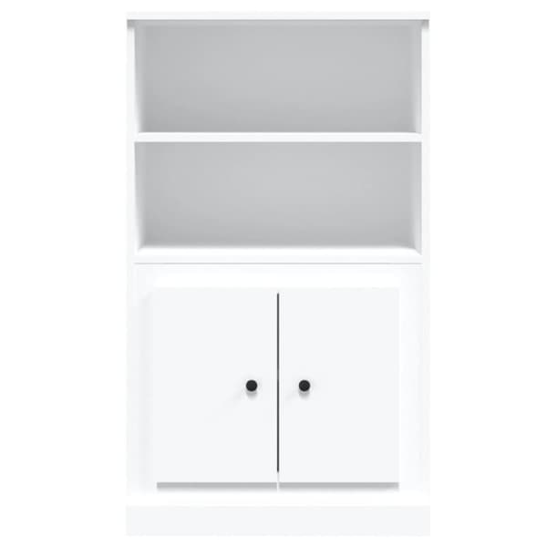 vidaXL Highboard hvit 60x35,5x103,5 cm konstruert tre
