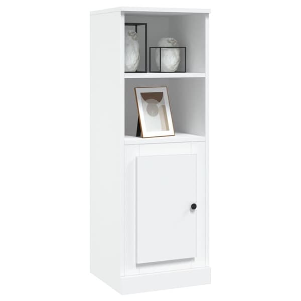 vidaXL Highboard hvit 36x35,5x103,5 cm konstruert tre