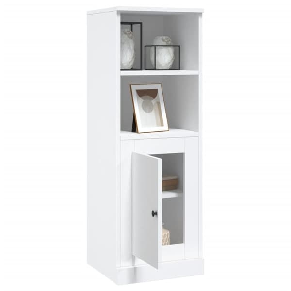 vidaXL Highboard hvit 36x35,5x103,5 cm konstruert tre