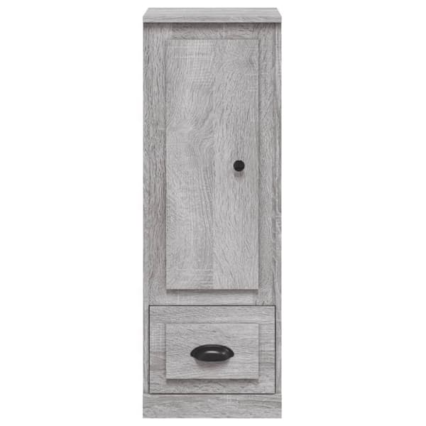 vidaXL skab 36x35,5x103,5 cm konstrueret træ grå sonoma-eg