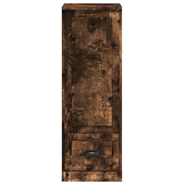vidaXL skab 36x35,5x103,5 cm konstrueret træ røget egetræsfarve