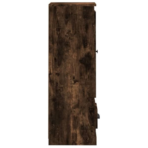 vidaXL skab 36x35,5x103,5 cm konstrueret træ røget egetræsfarve