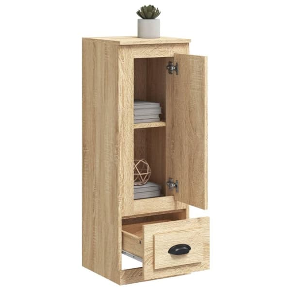 vidaXL skab 36x35,5x103,5 cm konstrueret træ sonoma-eg