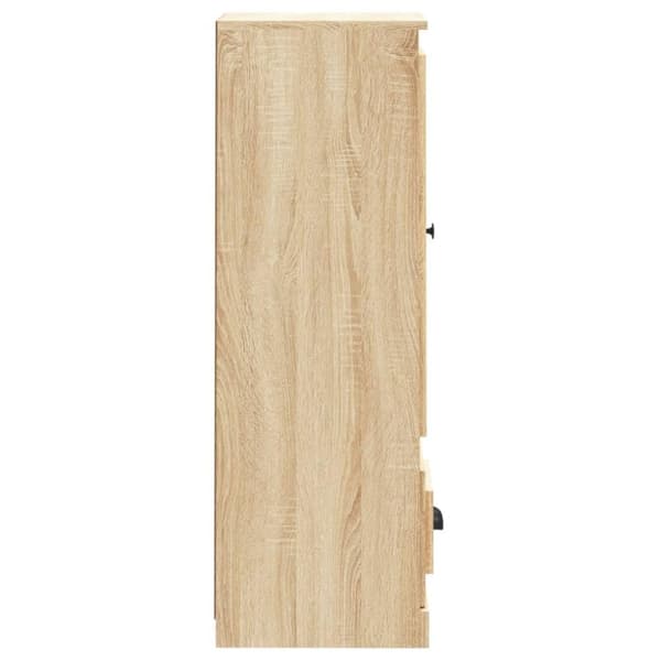 vidaXL skab 36x35,5x103,5 cm konstrueret træ sonoma-eg