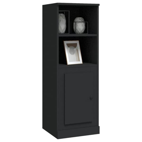vidaXL skab 36x35,5x103,5 cm konstrueret træ sort