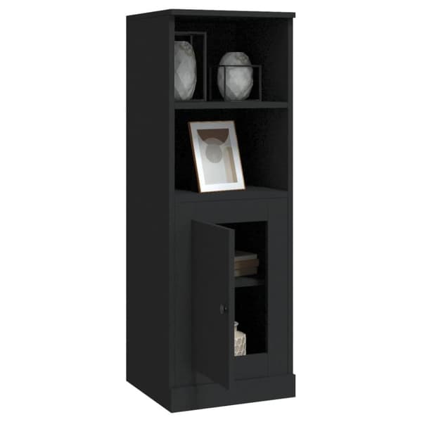 vidaXL skab 36x35,5x103,5 cm konstrueret træ sort