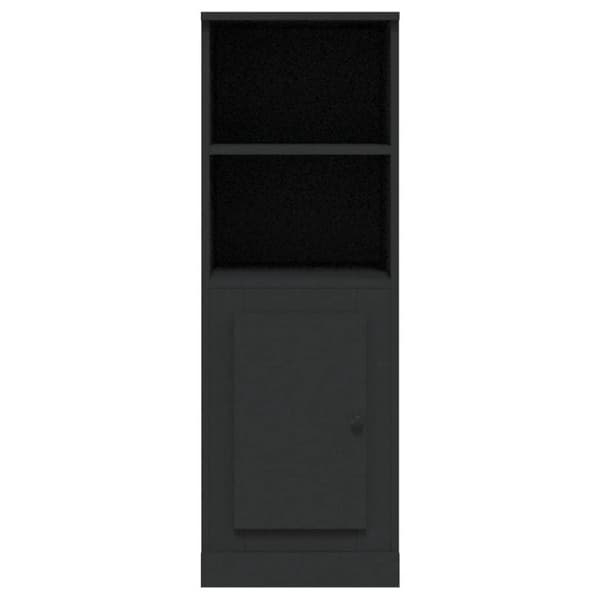 vidaXL skab 36x35,5x103,5 cm konstrueret træ sort