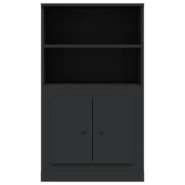 vidaXL skænk 60x35,5x103,5 cm konstrueret træ sort