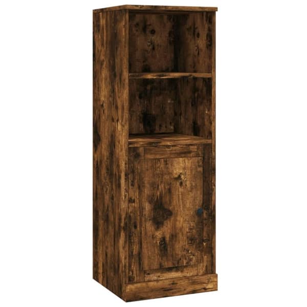 vidaXL Highboard røkt eik 36x35,5x103,5 cm konstruert tre