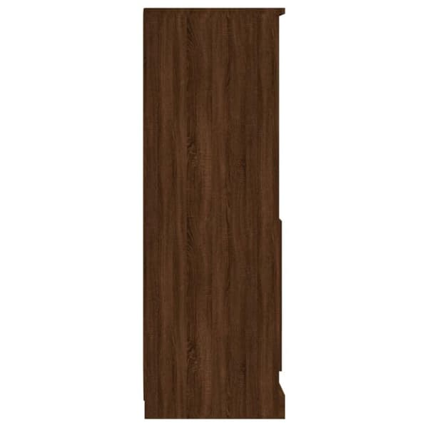 vidaXL Skåp brun ek 36x35,5x103,5 cm konstruerat trä