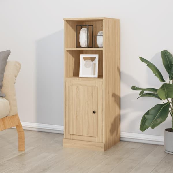 vidaXL skab 36x35,5x103,5 cm konstrueret træ sonoma-eg