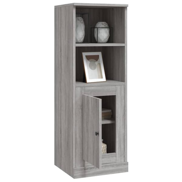 vidaXL skab 36x35,5x103,5 cm konstrueret træ grå sonoma-eg