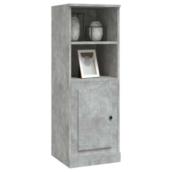 vidaXL skab 36x35,5x103,5 cm konstrueret træ betongrå