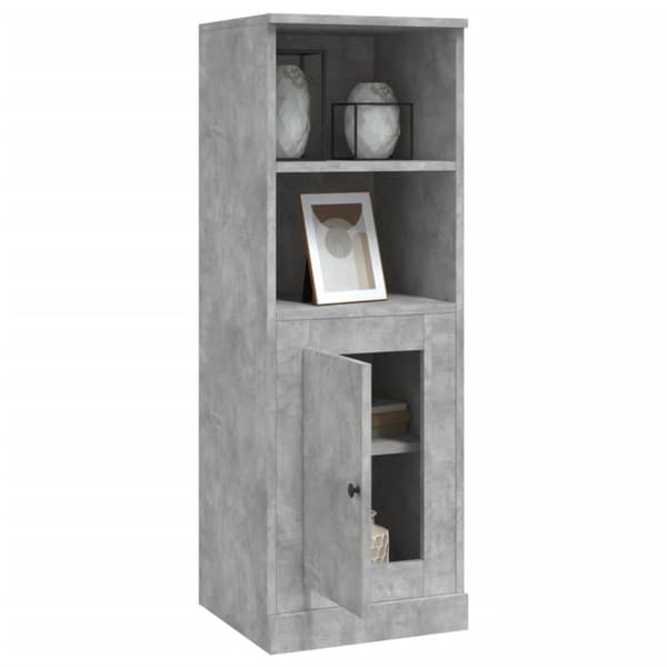 vidaXL skab 36x35,5x103,5 cm konstrueret træ betongrå