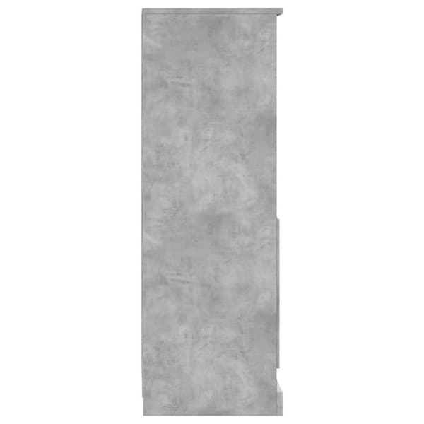 vidaXL skab 36x35,5x103,5 cm konstrueret træ betongrå