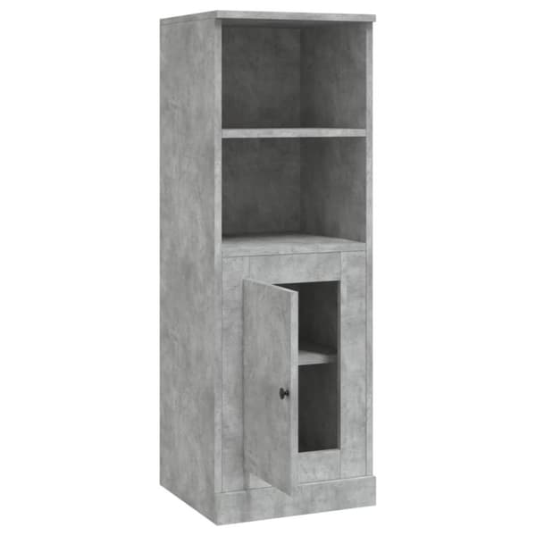 vidaXL skab 36x35,5x103,5 cm konstrueret træ betongrå