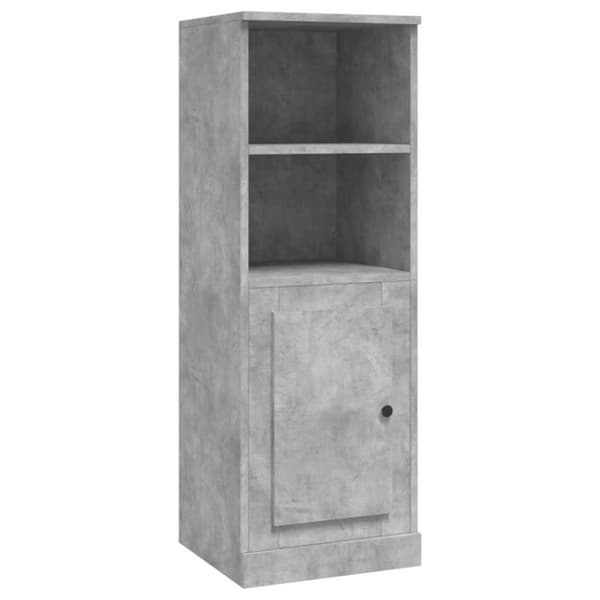 vidaXL skab 36x35,5x103,5 cm konstrueret træ betongrå