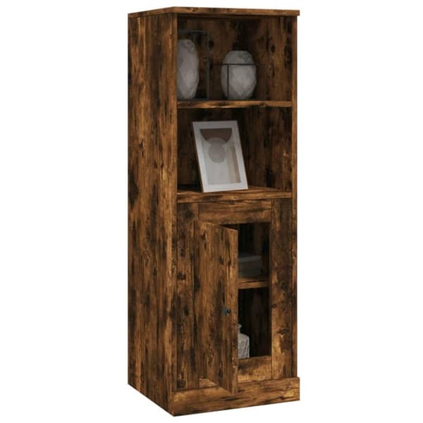 vidaXL skab 36x35,5x103,5 cm konstrueret træ røget egetræsfarve