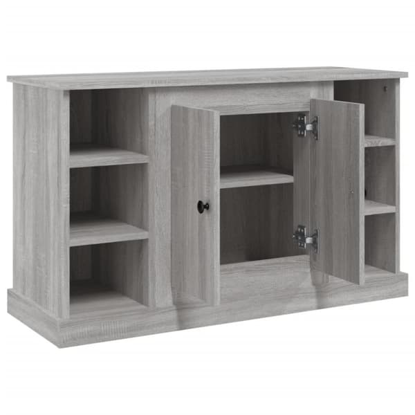 vidaXL skænk 100x35,5x60 cm konstrueret træ grå sonoma-eg