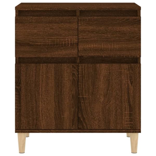 vidaXL Senkki ruskea tammi 60x35x70 cm tekninen puu