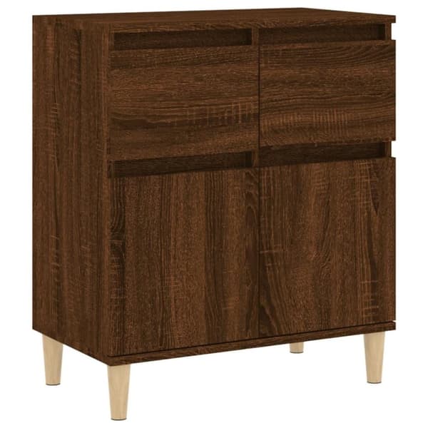 vidaXL Senkki ruskea tammi 60x35x70 cm tekninen puu