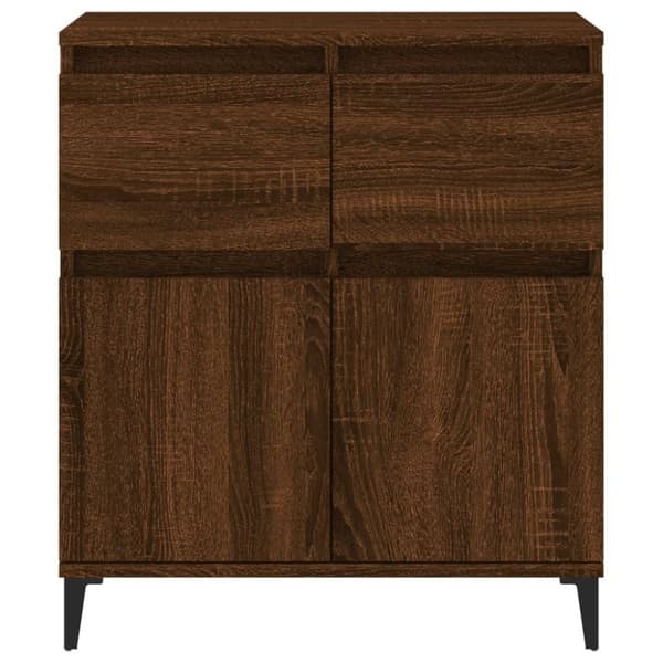 vidaXL Senkki ruskea tammi 60x35x70 cm tekninen puu