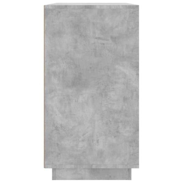 vidaXL Senkki betoninharmaa 80x34x75 cm tekninen puu