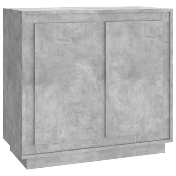 vidaXL Senkki betoninharmaa 80x34x75 cm tekninen puu