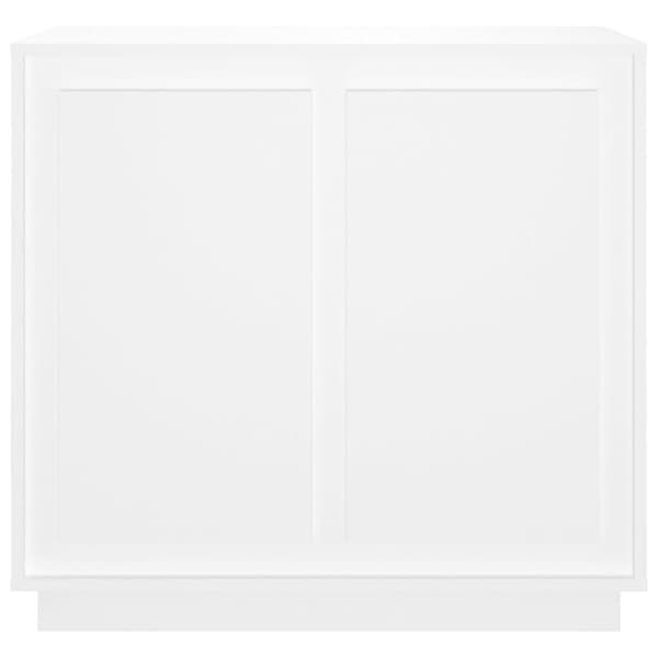 vidaXL skænk 80x34x75 cm konstrueret træ hvid