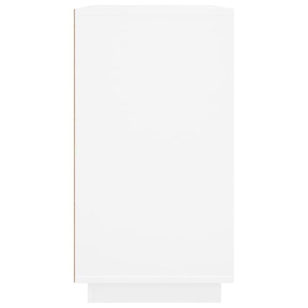 vidaXL skænk 80x34x75 cm konstrueret træ hvid