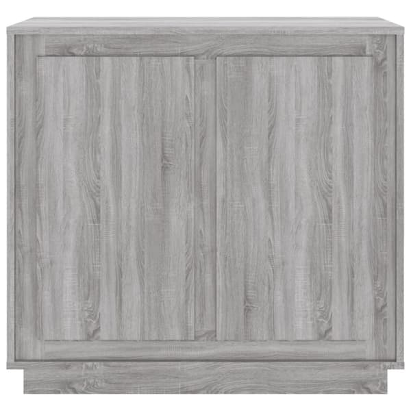 vidaXL Senkki harmaa Sonoma 80x34x75 cm tekninen puu