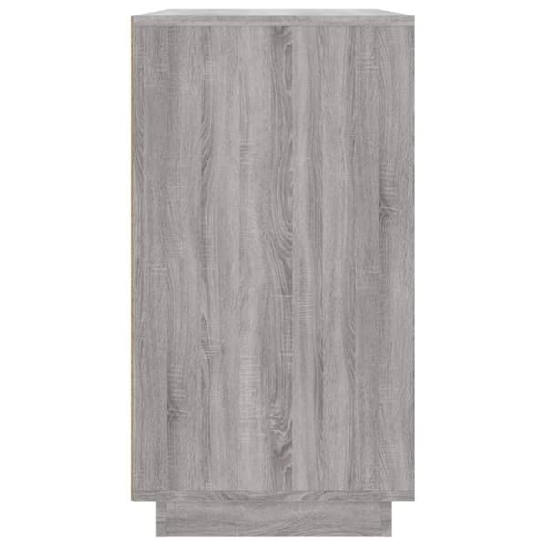 vidaXL Senkki harmaa Sonoma 80x34x75 cm tekninen puu