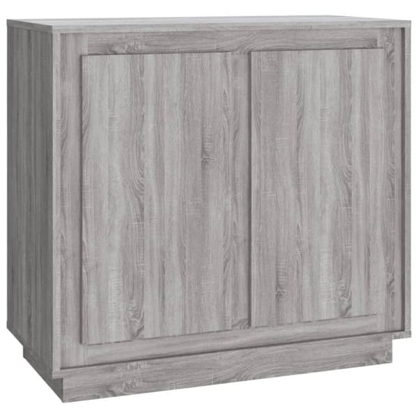 vidaXL Senkki harmaa Sonoma 80x34x75 cm tekninen puu