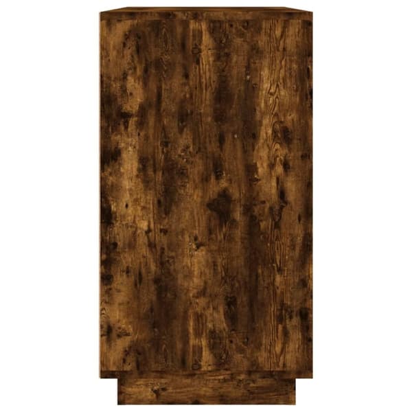 vidaXL Skänk rökfärgad ek 80x34x75 cm konstruerat trä