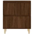 Miniatyrbilde 6 av 11: vidaXL Skjenk brun eik 60x35x70 cm konstruert tre