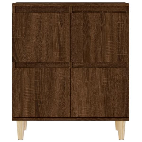 vidaXL Skjenk brun eik 60x35x70 cm konstruert tre